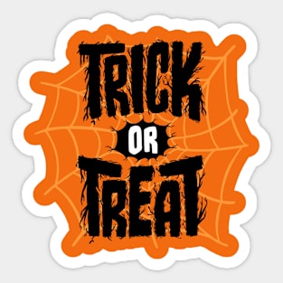 Trick or Treat Sticker